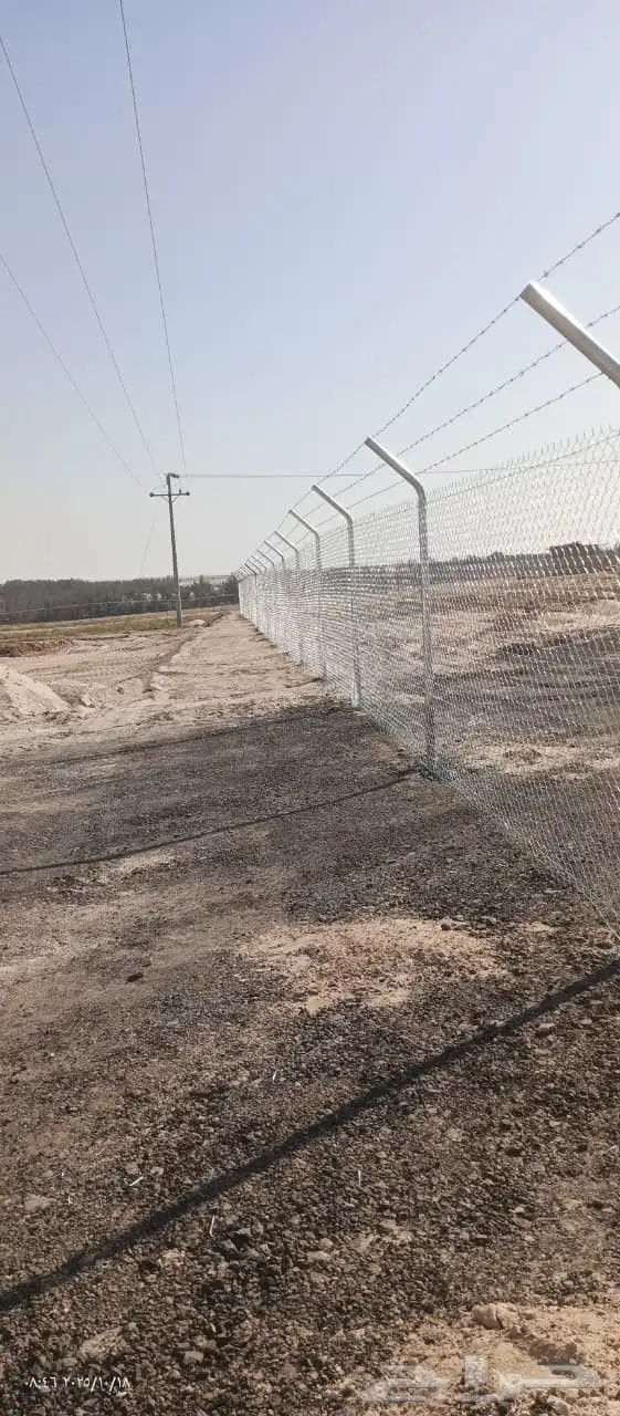 تركيب شبك سياج 2