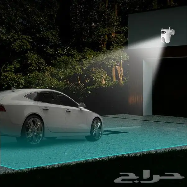 كاميرا لاسلكيه خارجيه بعدستين واحده ثابته والثانيه متحركه H9 5
