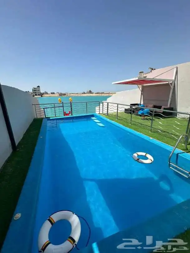 فيلا للايجار بدرة العروس شاطئ خاص جديدة مناسبة للعوائل 0