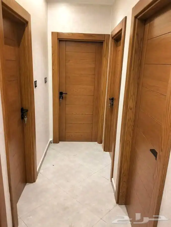 ابواب كبس خشب سويدي مع الحلق مع بويا مع التركيب بدون كيلون 2