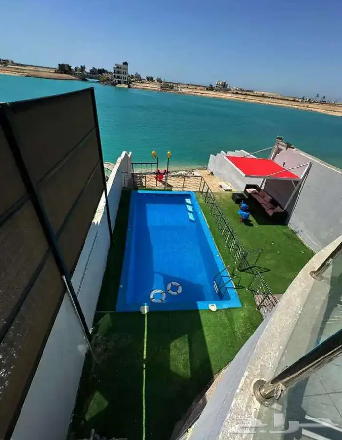 فيلا للايجار بدرة العروس شاطئ خاص جديدة مناسبة للعوائل 1