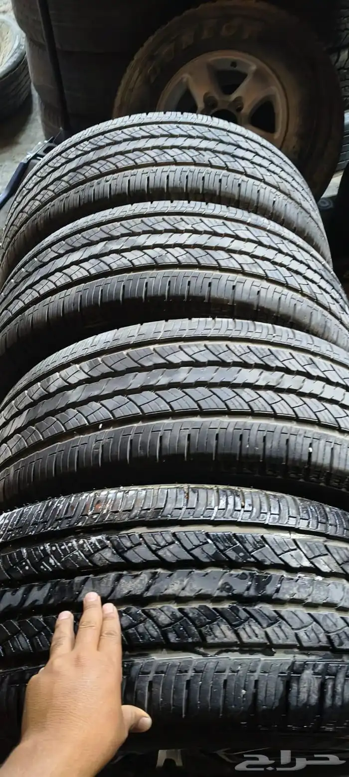 جنوط جيب لاندكروزر تورنج مقاس 20 مديل 2021 وكفرات نظيفه 6