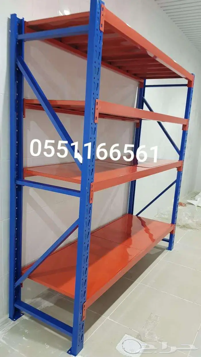 ارفف تخزين تنفع للبيوت والمحلات والمستودعات 4