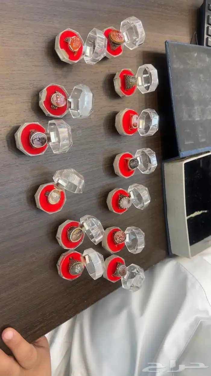 خواتم عقيق يماني فضه جمله 3