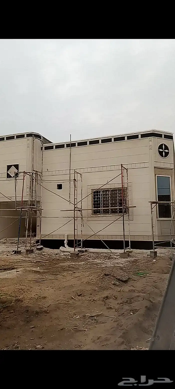 مليس واجهات خارجيه بالاسمنت الأبيض وبطحا الرياض 4