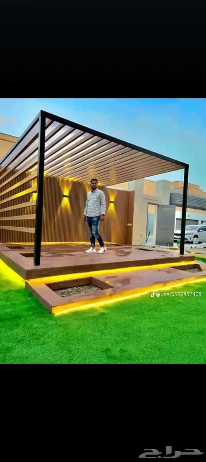 برجولات اصباغ عوازل مظلات سيارات افضل اسعر مناسب الجبيل الصن 3