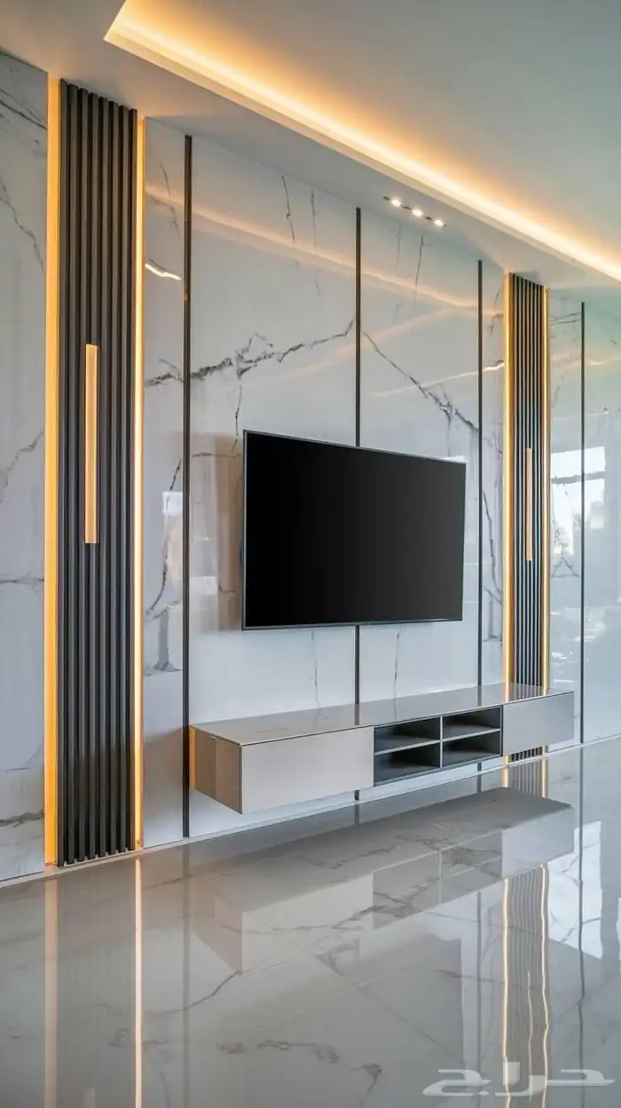 ديكورات بديل شيبورت بديل الرخام بديل الخشب مكاتب تلفزيون 0