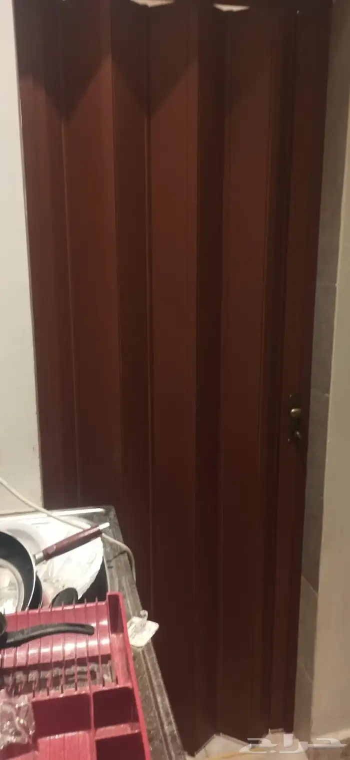 باب ابواب سحب سحاب سحابة جلد وبلاستيك كورديون 7