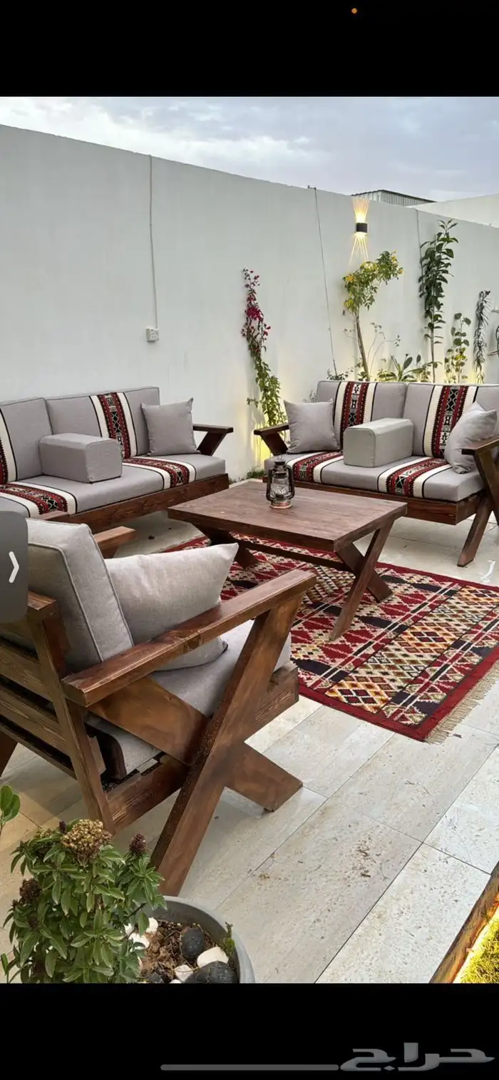 ال راسي طولات خشب.حديد الجلسات 1