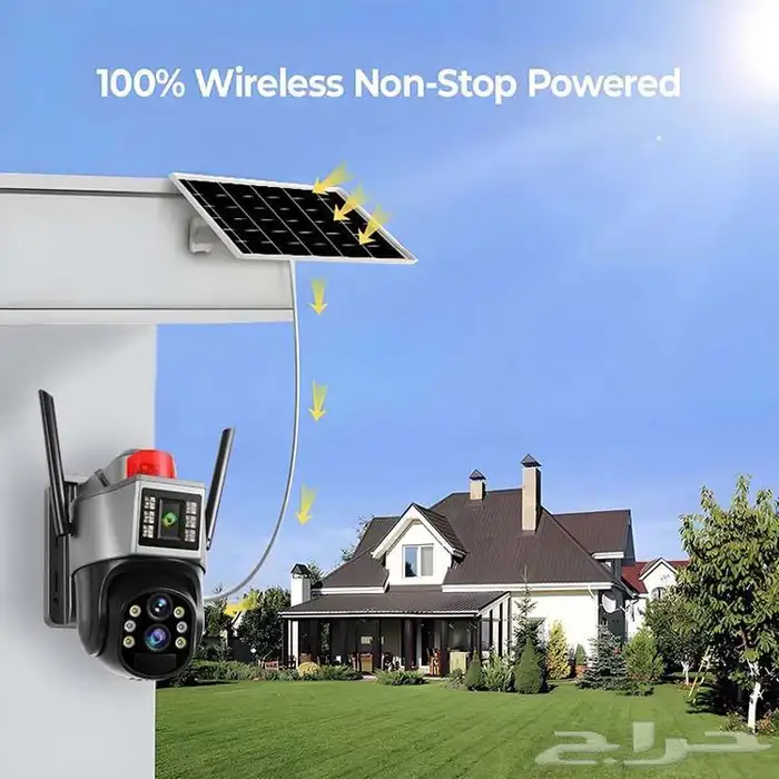 كاميرا الطاقه الشمسية عدستين وافضل سعر 7