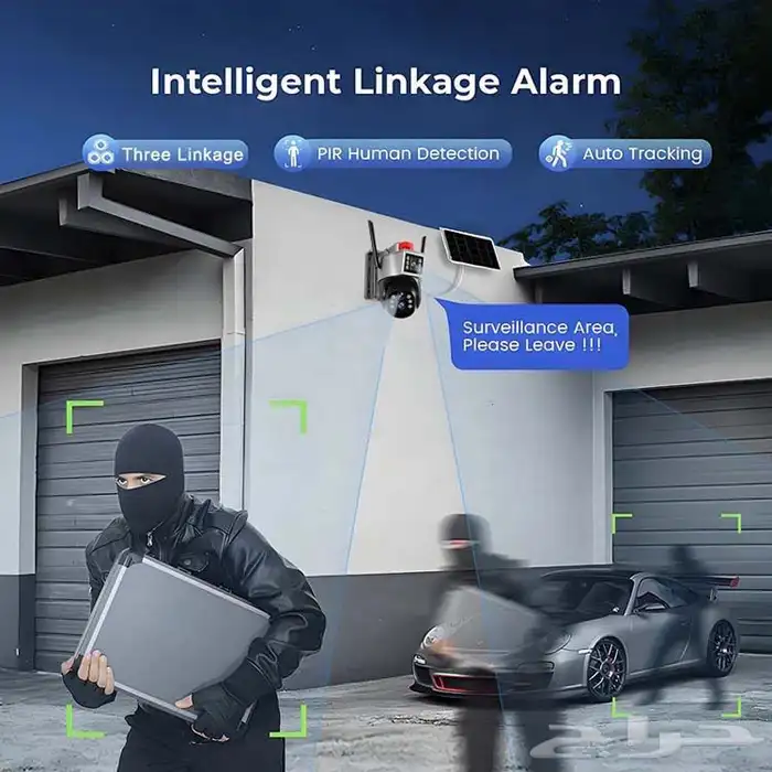 كاميرا الطاقه الشمسية عدستين وافضل سعر 3