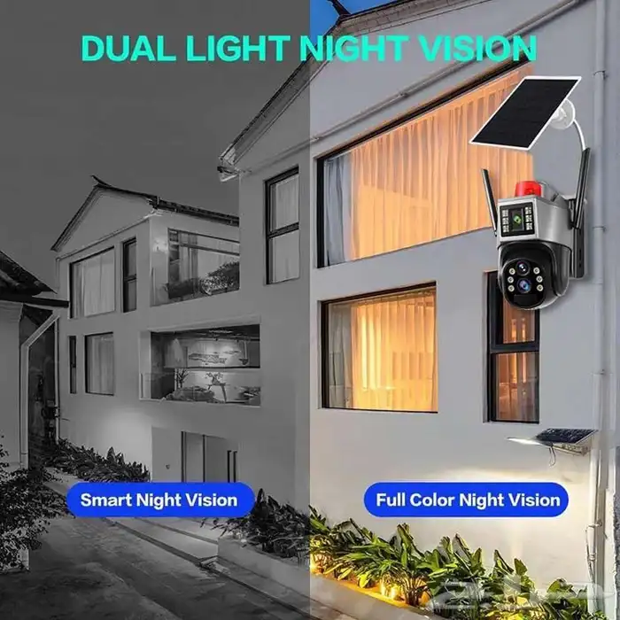 كاميرا الطاقه الشمسية عدستين وافضل سعر 8