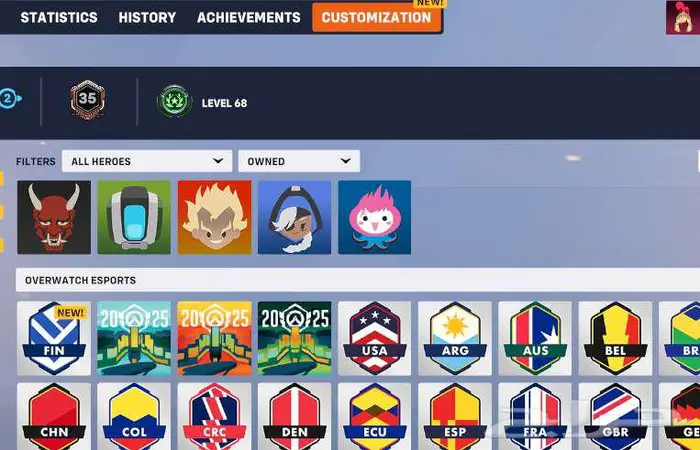 حساب اوفرواتش ماستر 2 سكنات ليق لجميع الشخصيات وسكنات زيادة 54