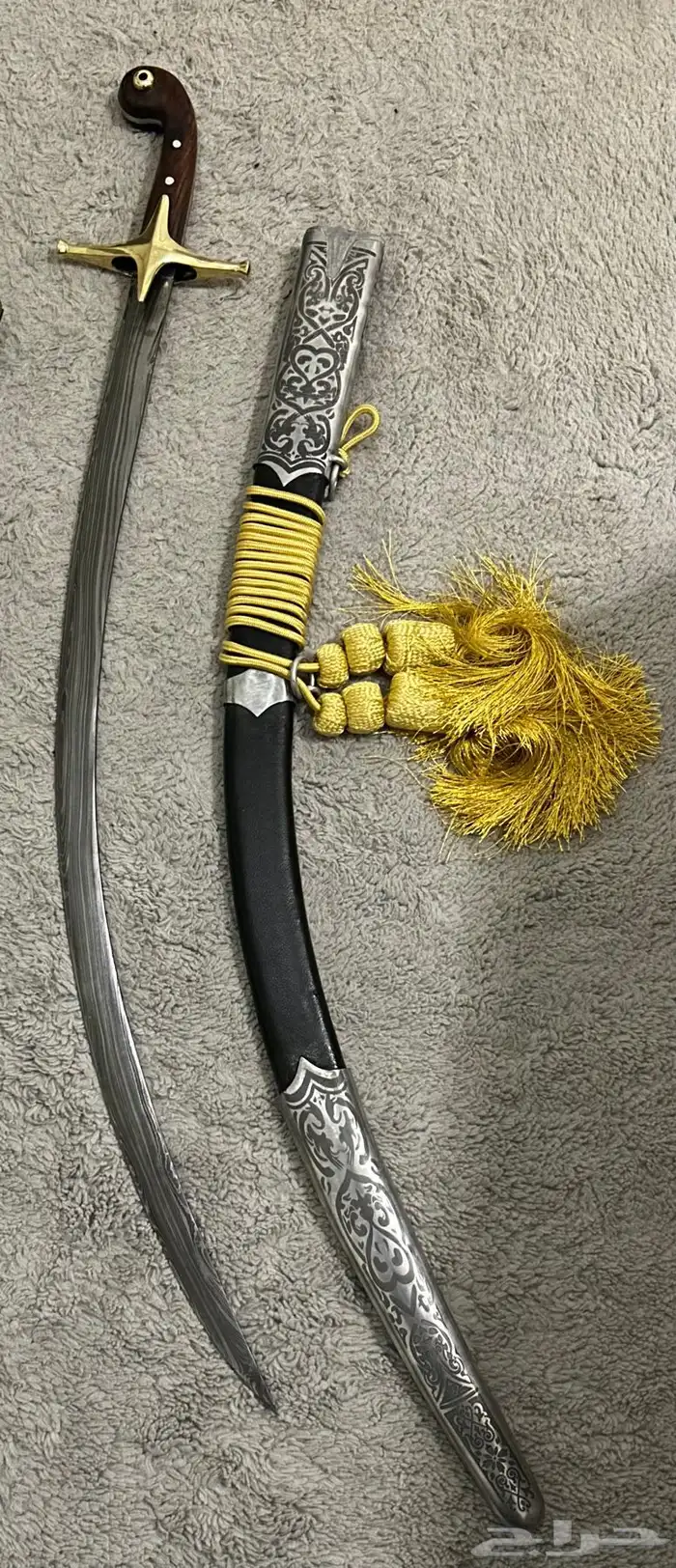 سيف شمشير مقبض عثماني نصل فارسي 21