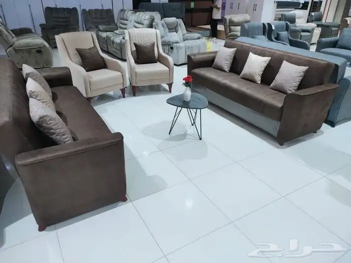 كنب استرخا   كنب سرير   طقم استرخا  كنب زاوي 42