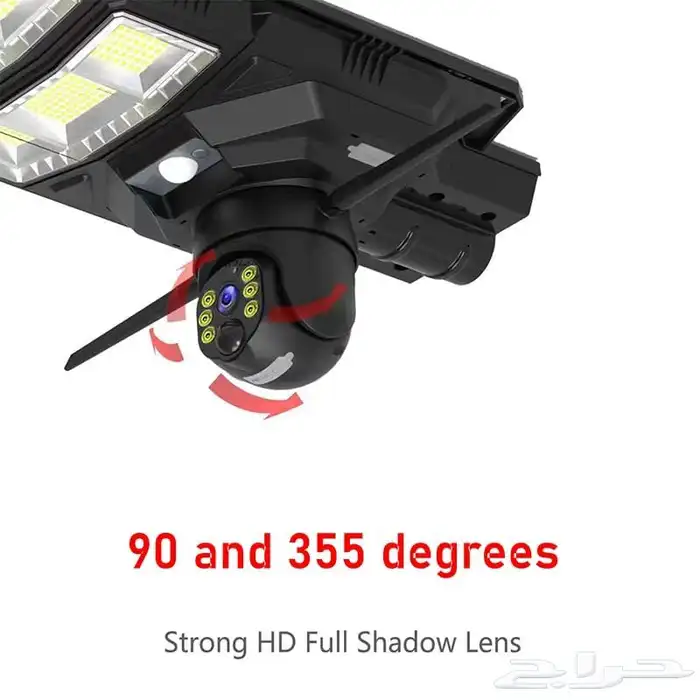 كاميرا وكشاف تعمل بالطاقة الشمسيه وشريحة 4G 0