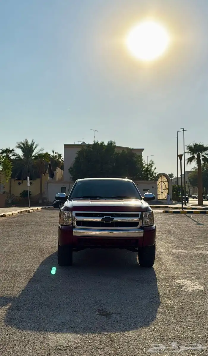 شفروليه سلفرادو عنابي للبيع 6