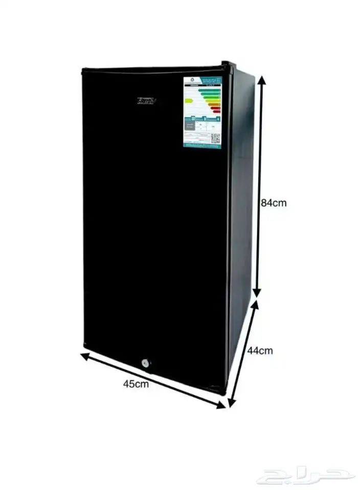 ثلاجة صغيرة(86 لتر) لون أسود جديدة لم تفتح من الكرتون 1