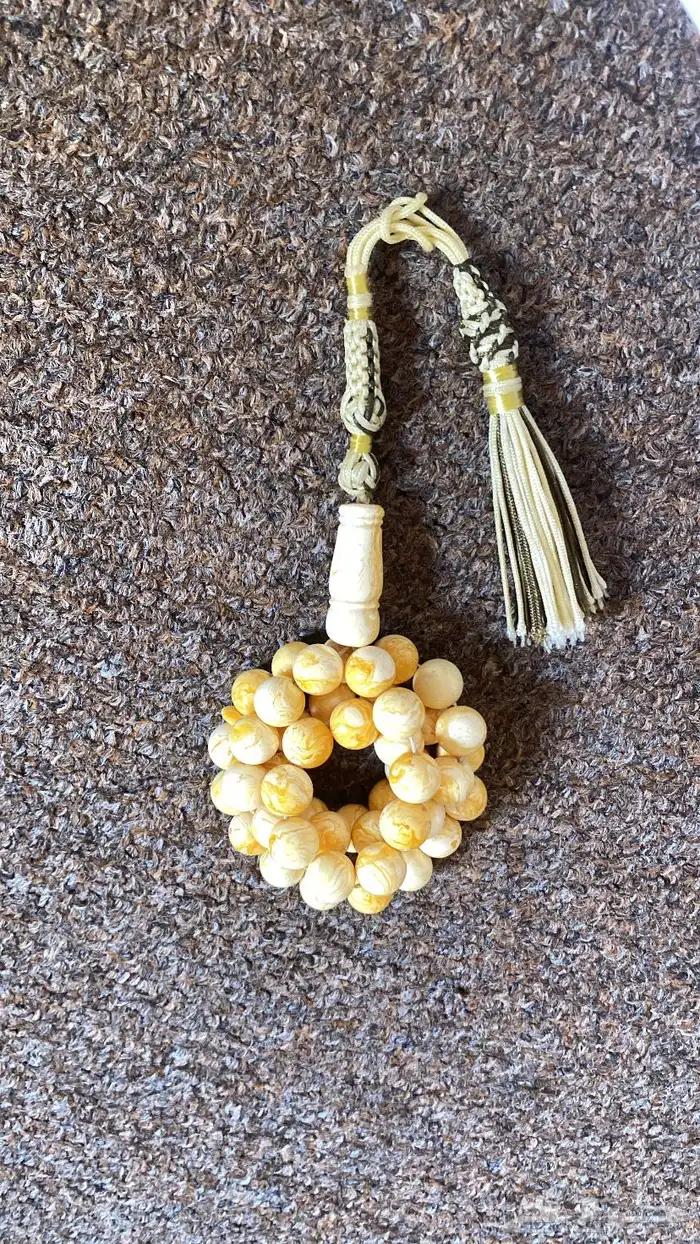 سبحة تراب كهرمان بولندي 0