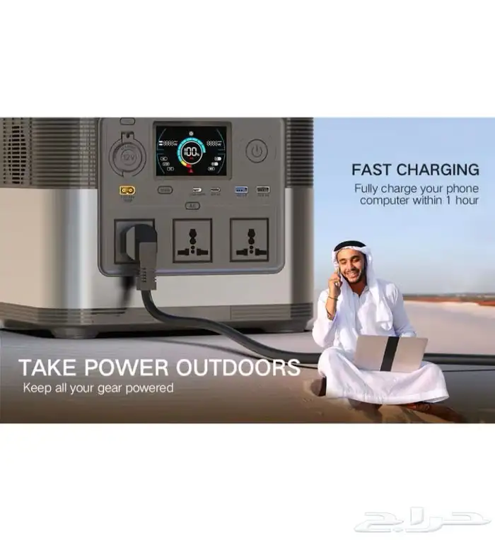 محطة الطاقة المحمولة 315000mAh 220V المحمولة 1200W 11