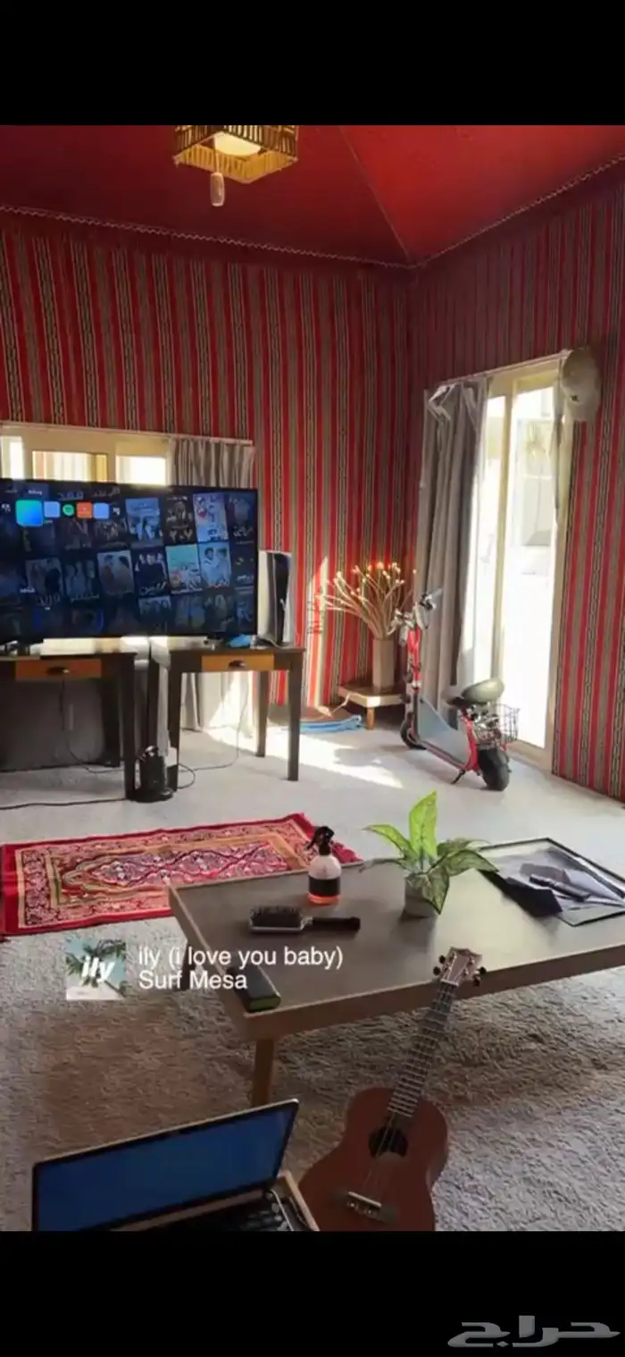 خيمة ثابتة للبيع بكامل تجهيزاتها 9