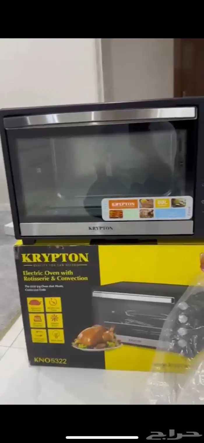 فرن كهربائي 60 لتر جديد ع السوم 0