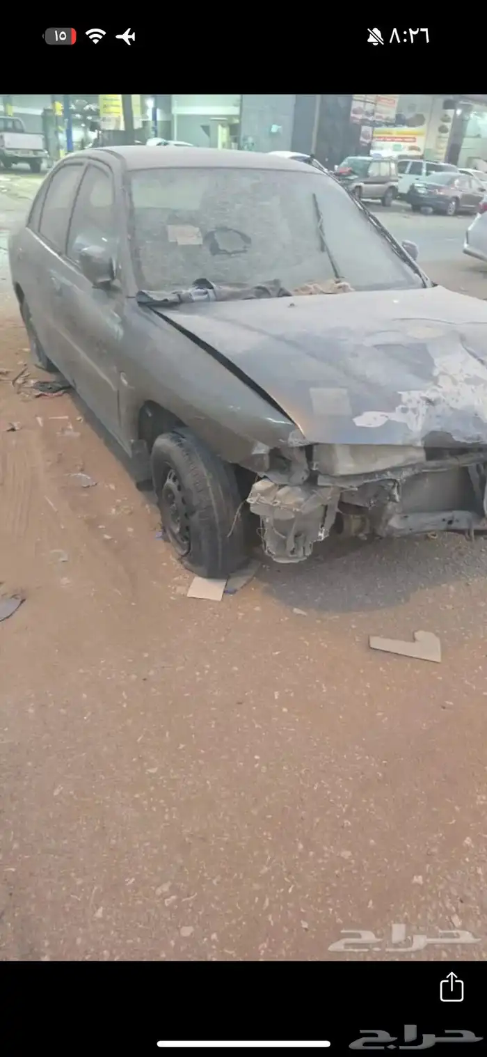 لانسر مصدومه وجهيه للبيع مطوفه استماره شهر الموقع الرمال 1