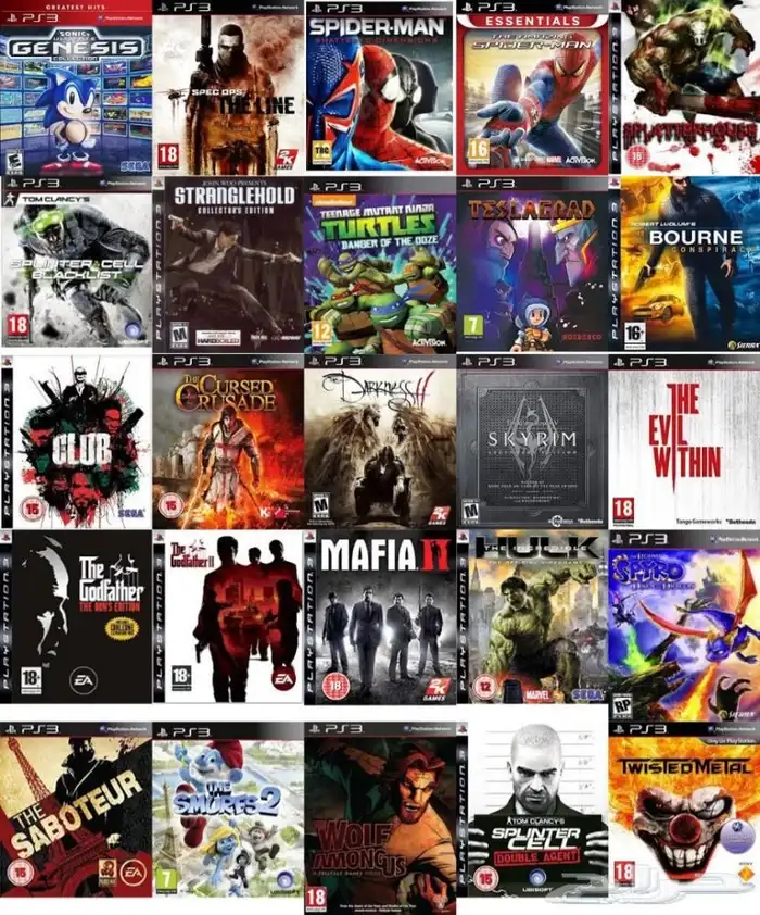 سوني 3 مهكر ( مجدد ) اكثر من الف لعبه مع ضمان وتوصيل 5