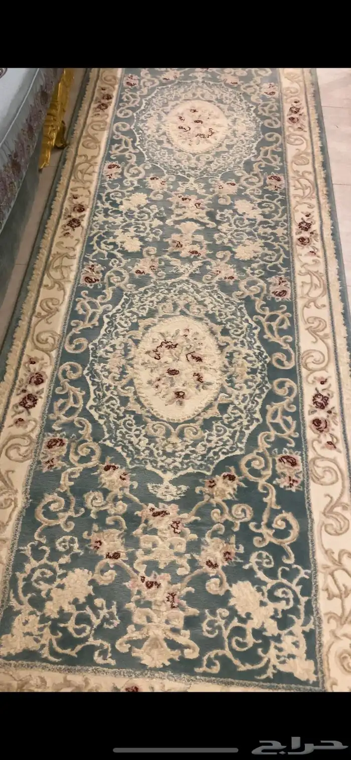 كنب 5 قطع للبيع مع الستاره والفرشه 1700 1