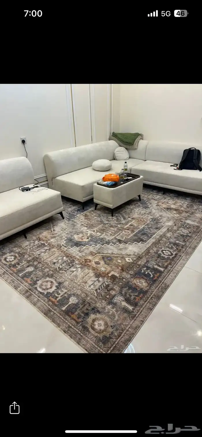 فرشه - زوليه صاله فاخره النوع بوهومينان جديده أقل من شهرين 2