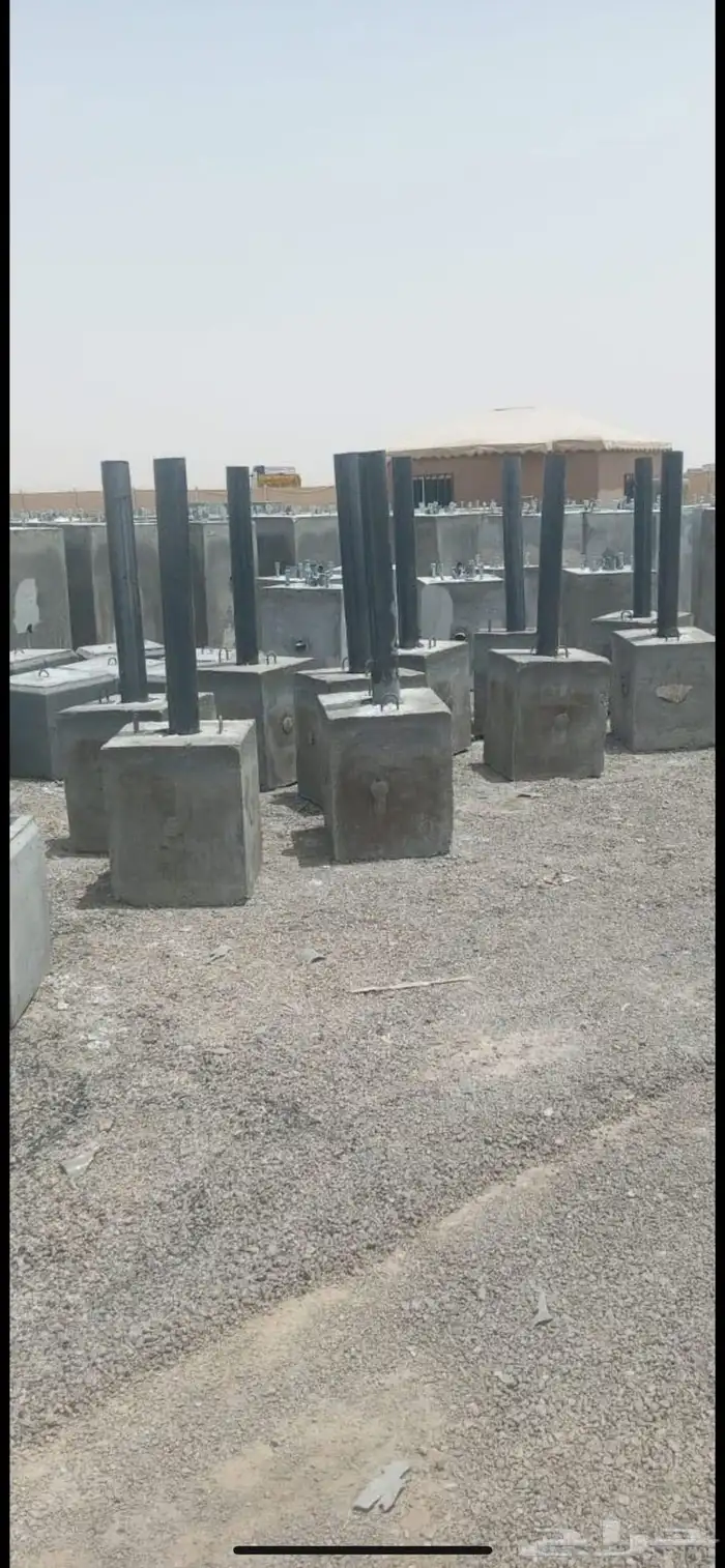 قواعد خرسانية-مصدات خرسانية-كراسي حدائق 7