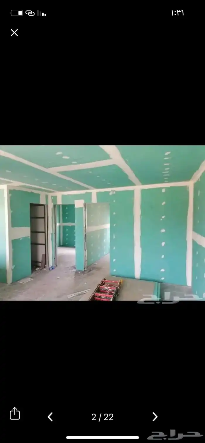 معلم دهانات جبس بورد وبديل الخشب وبديل الرخام مكه 10