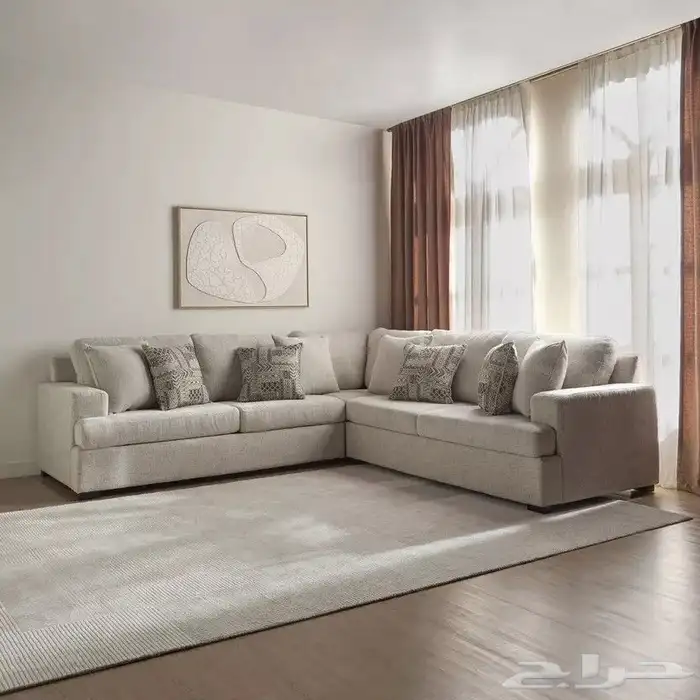 خصم اضافي كنبه ركنيه 4 مقاعد جديد هوم سنتر 1