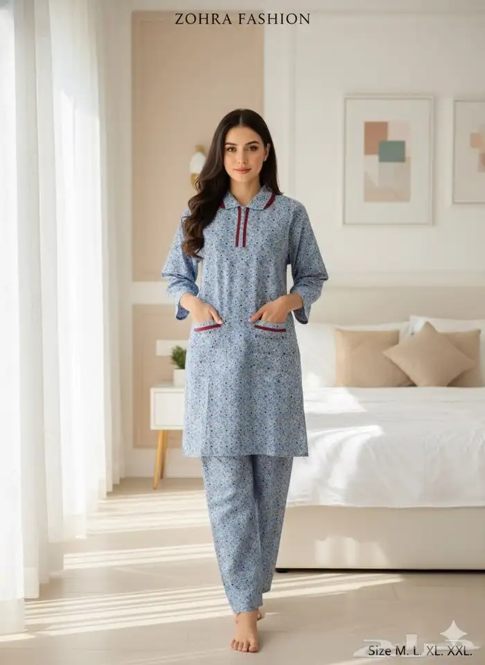 جلابيات كشميري نسائية نص كم واكم طويل جمله بدرزن 38