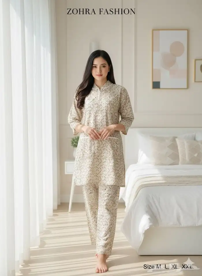 جلابيات كشميري نسائية نص كم واكم طويل جمله بدرزن 39