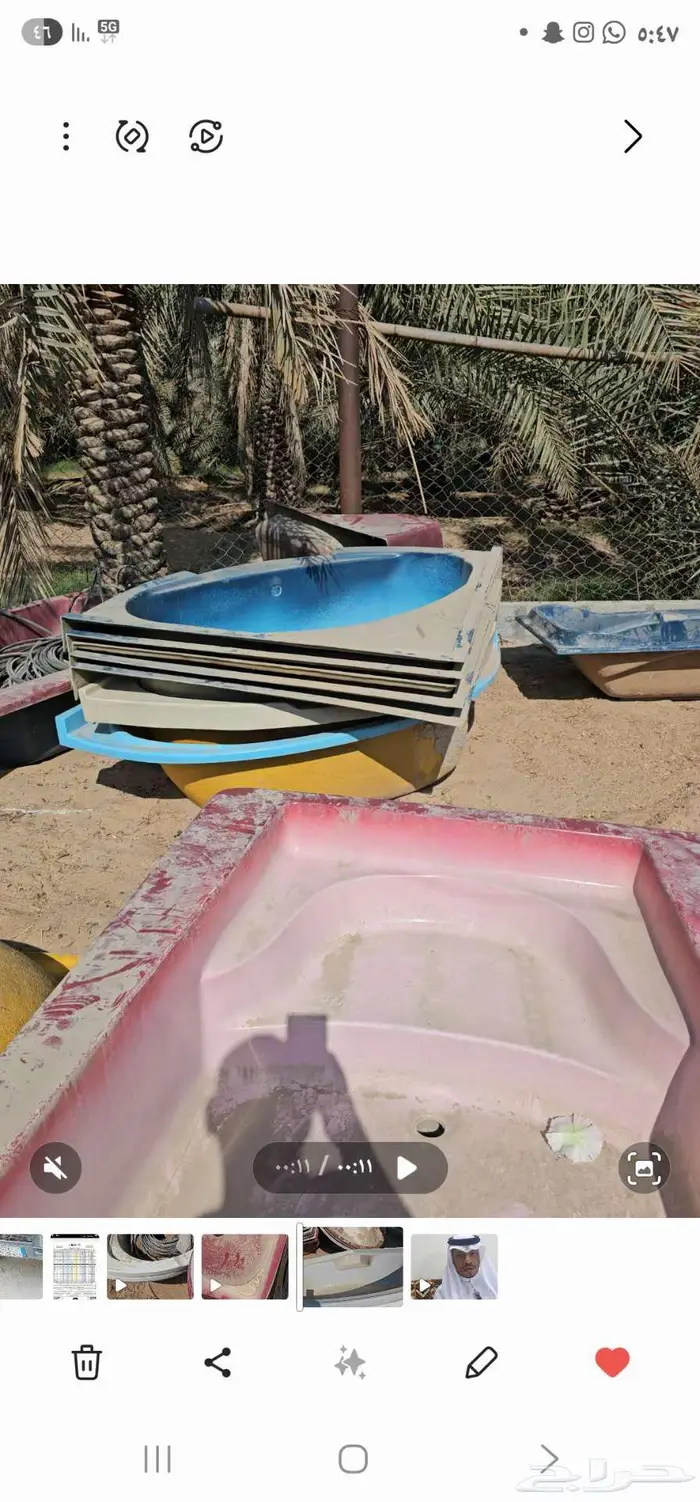 مغاطس مسابح تصلخ معالف جديد ومواصير تنقيط 1