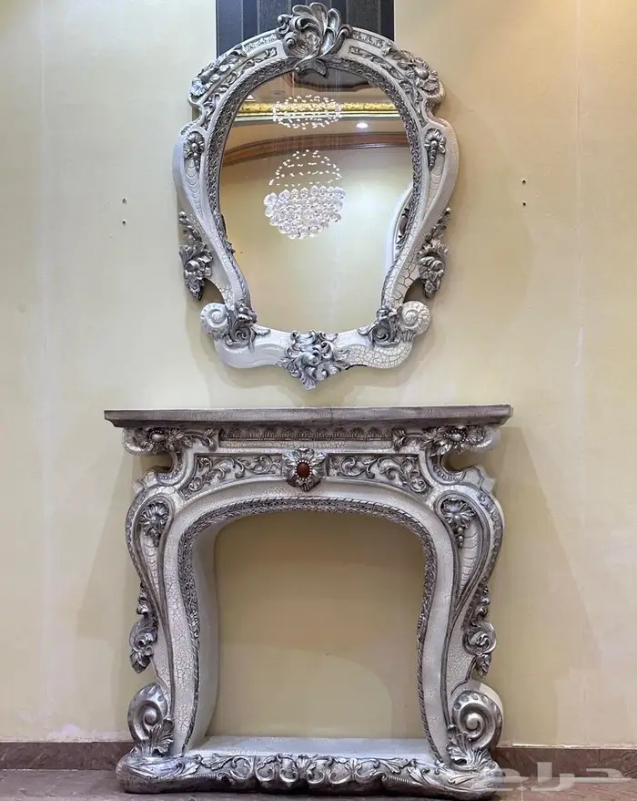 مدخل كلاسيك فخم سكري ورمادي 0