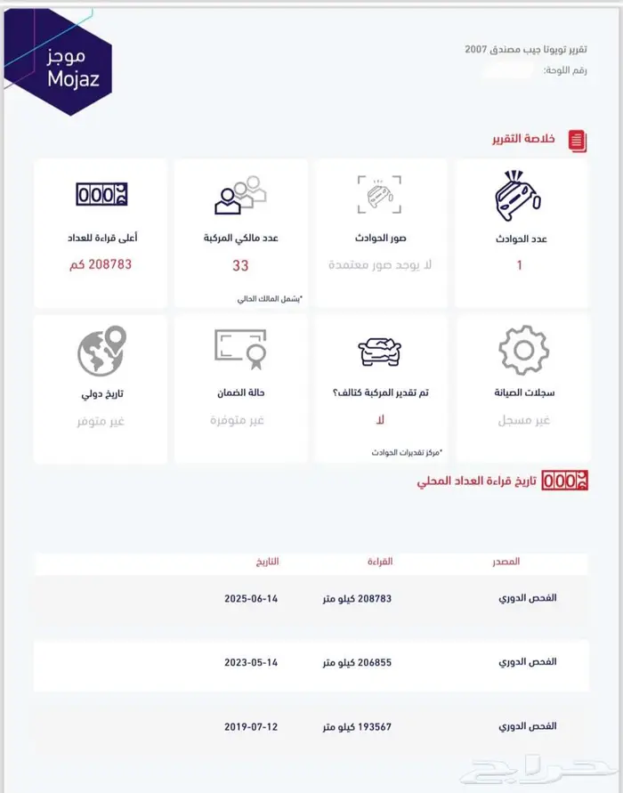 تويوتا ربع 2007 أقبل البدل 10
