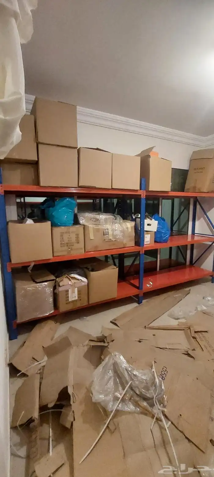 رفوف تخزين مستودعات 0