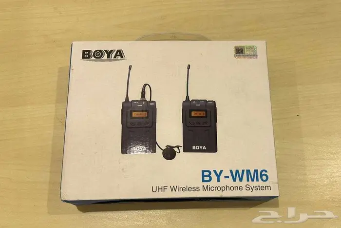 للبيع ميكروفون لاسلكي احترافي BOYA BY-WM6 - جديد 0