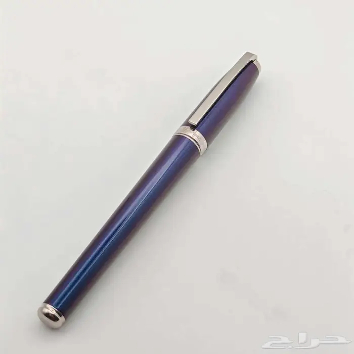 قلم S.T. Dupont حبر ريشة لون أزرق متدرج   تطعيمات بلاتينيوم 0