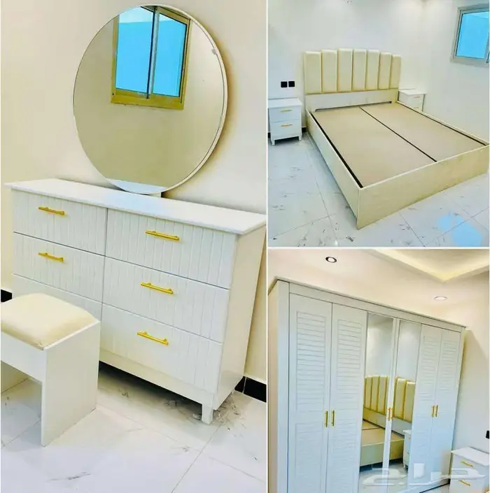 غرف نوم جديدة يشعر 1400 مع التركيب 2