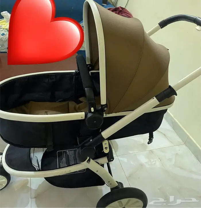 سرير اطفال skytouch وعربيه اطفال Giggles 2