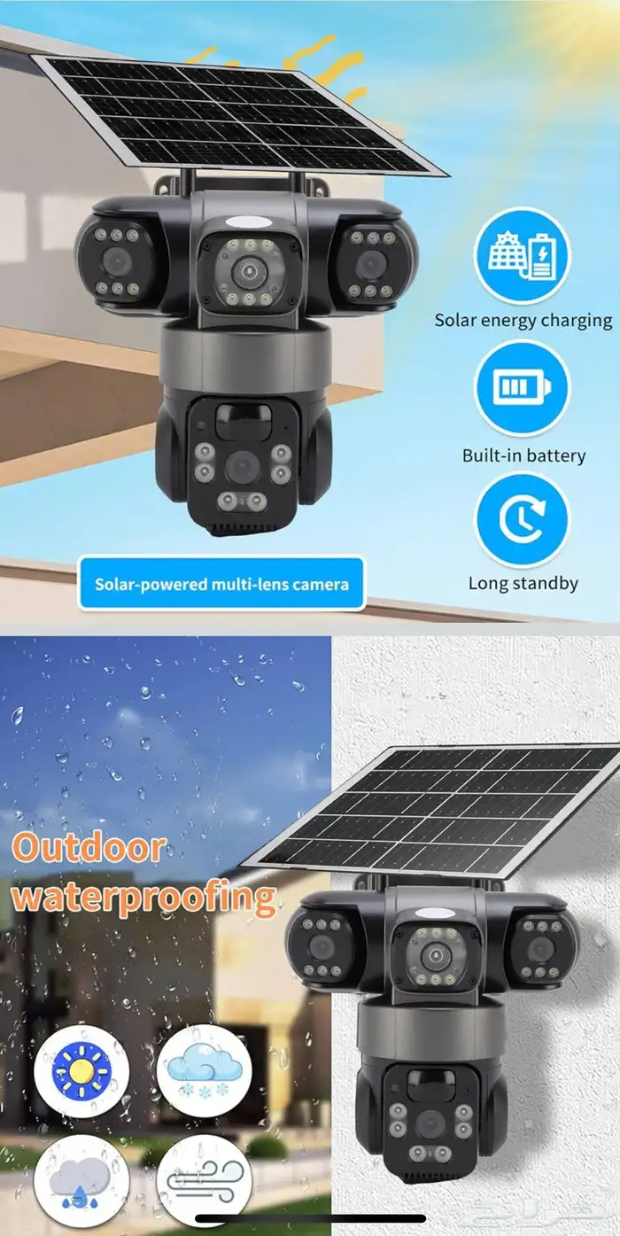 كاميرا مراقبة تعمل بالطاقة الشمسية من يوهيسي Yuehisy 2