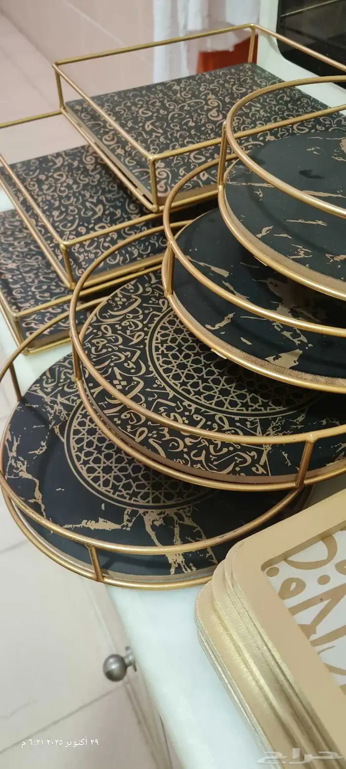 صحون تقديم حلويات 1