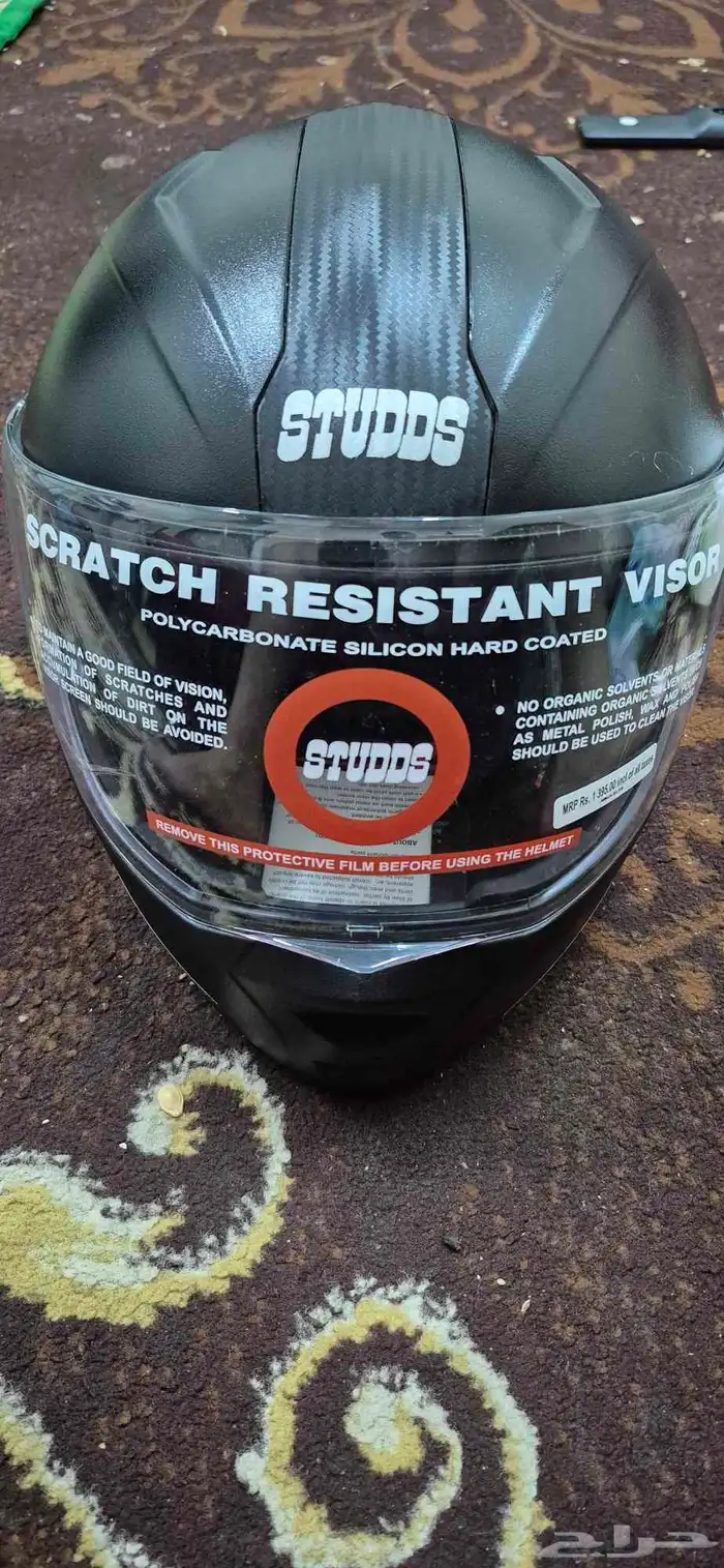 خوذة دباب مع طقم حماية ارجل... Motorcycle Helmet 4