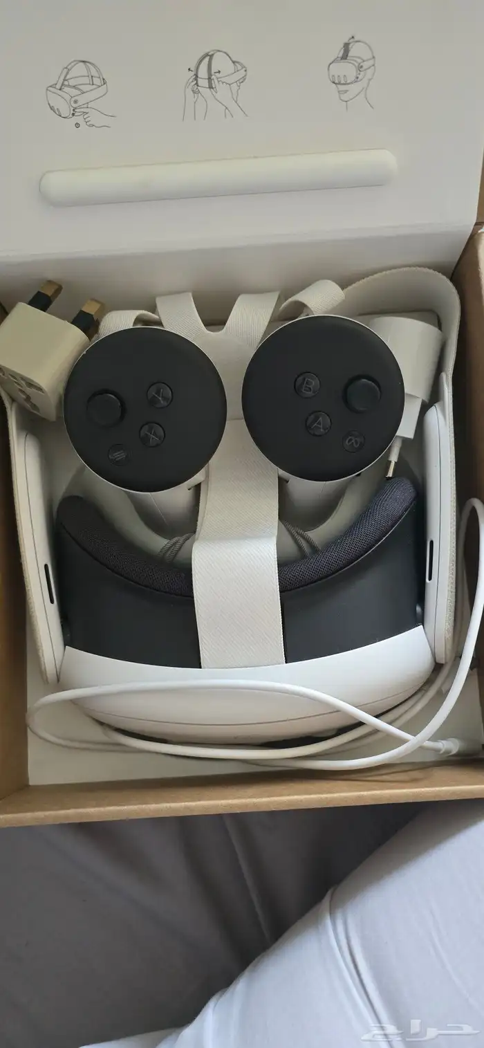 نظارة ميتا كويست 3 مساحة 512 4k 2