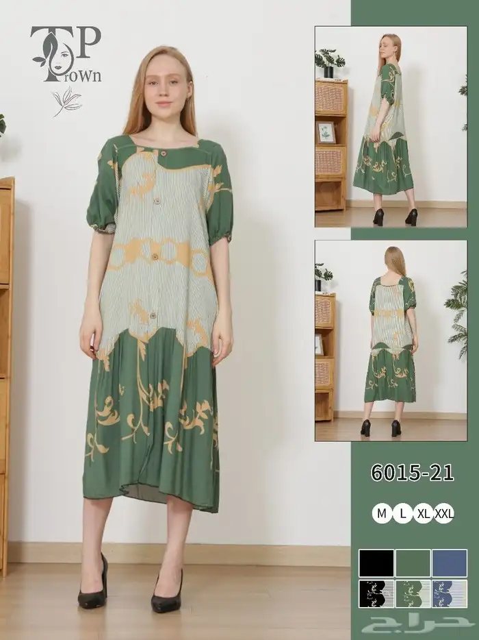 جلابيات كشميري نسائية نص كم واكم طويل جمله بدرزن 43