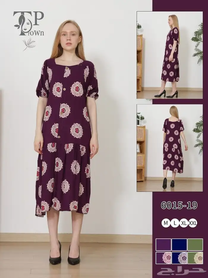 جلابيات كشميري نسائية نص كم واكم طويل جمله بدرزن 41