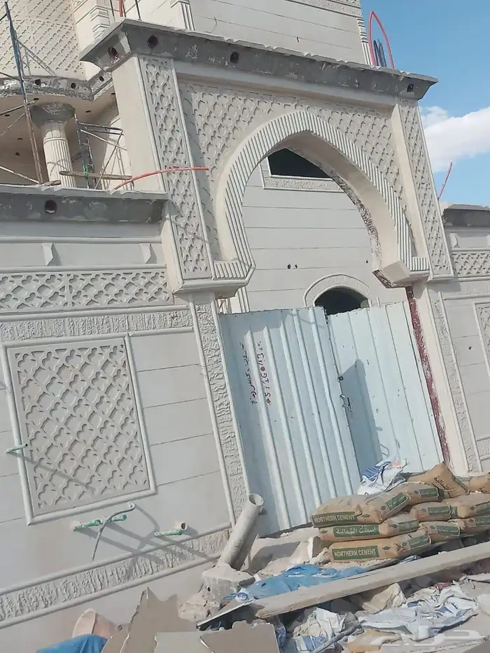 بديل الحجر لياسه ملونه ديكورات خارجيه واجهات أحواش مباني فلل 3